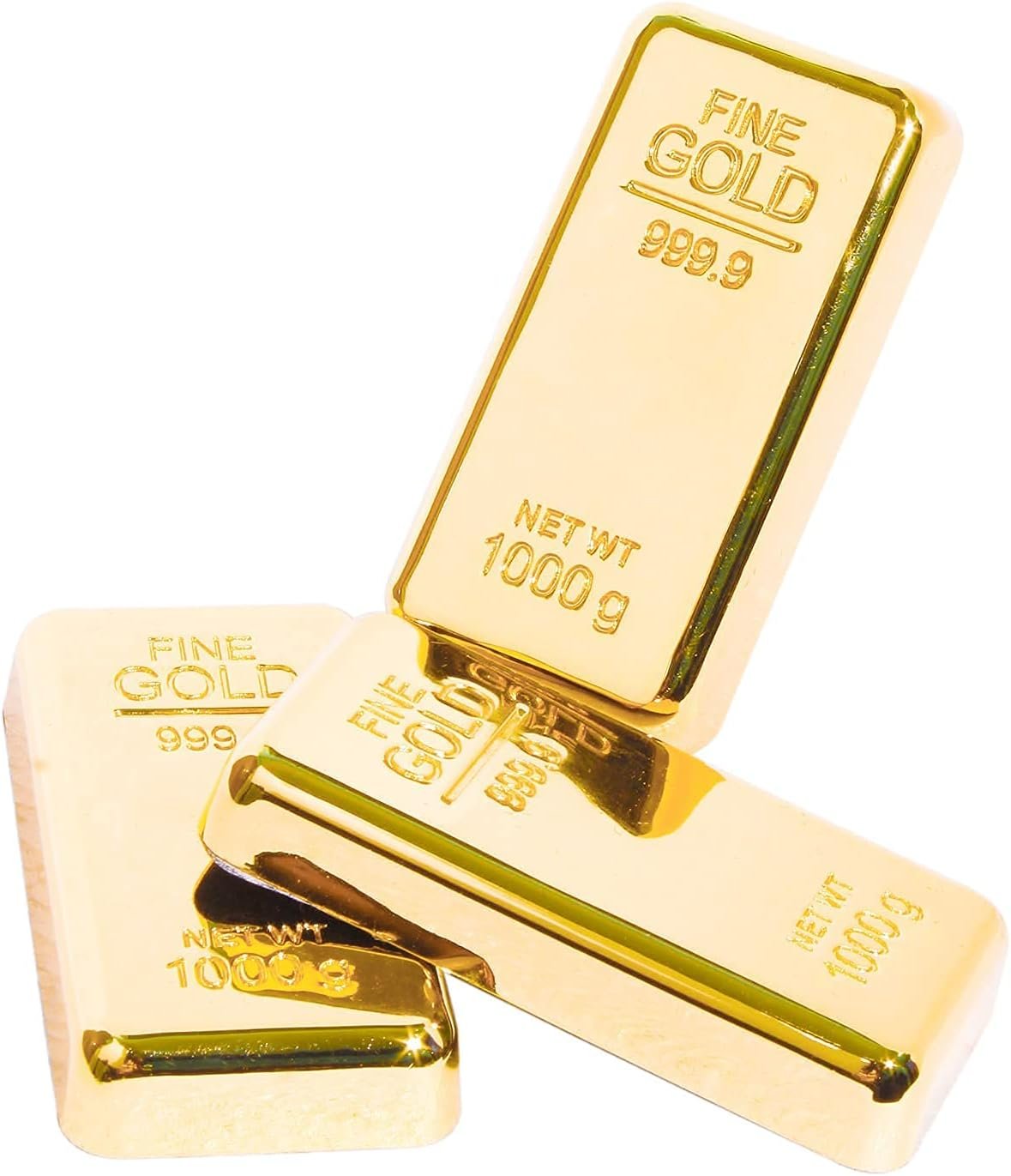 Stylish Gold Bar Paperweight: The Perfect Office Accessory & Gift