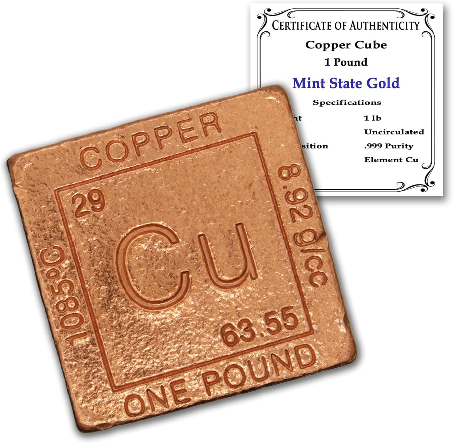 Unboxing the MINT STATE GOLD Copper Cube: A Stunning Paperweight with Authenticity!