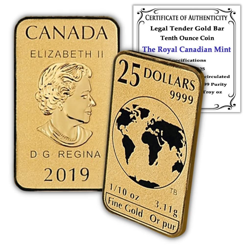 Unveiling Value: The 2019 1/10 oz RCM Gold Bar Coin Review