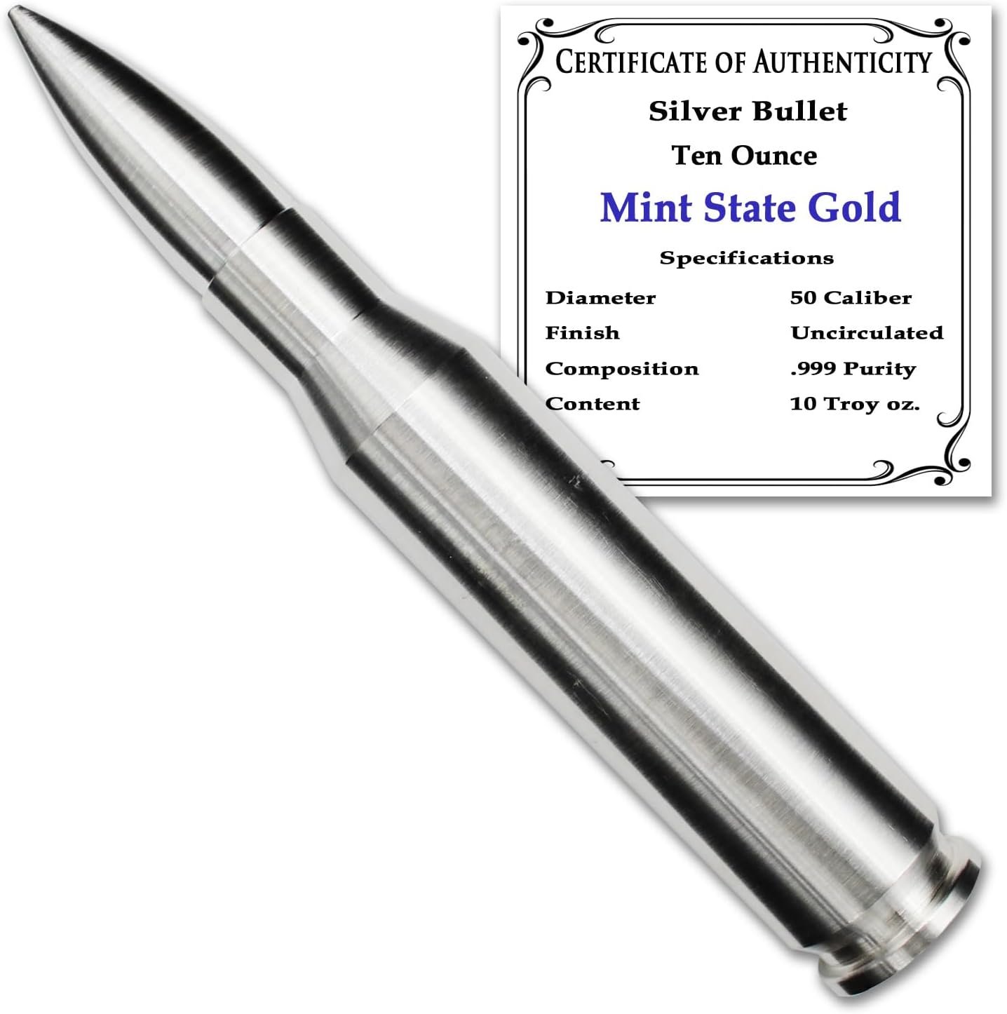 Invest in Brilliance: Silver Bullet 50 Caliber - A Must-Have for Silver Enthusiasts