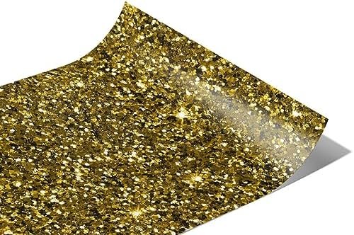 Transform Your Ride: Rwraps Glitter Gemstone Gold Vinyl Wrap Review